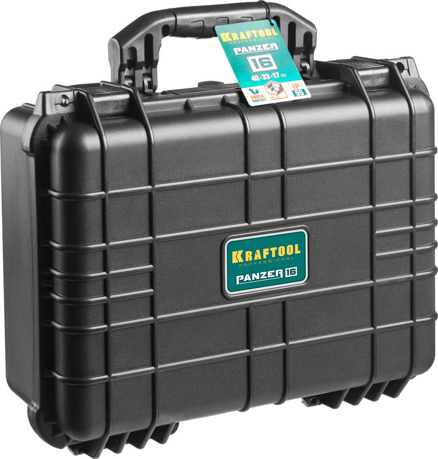 KRAFTOOL 406 х 330 х 174 мм (16''), пластиковый, ящик пылевлагозащищенный IP55 PANZER 38251-16 купить по цене 5&nbsp;390 ₽ в интернет магазине ТЕХСАД