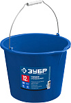 ЗУБР 12 л, пластмассовое, ведро строительное усиленное с носиком 06091-12 Профессионал купить по цене 400 ₽ в интернет магазине ТЕХСАД
