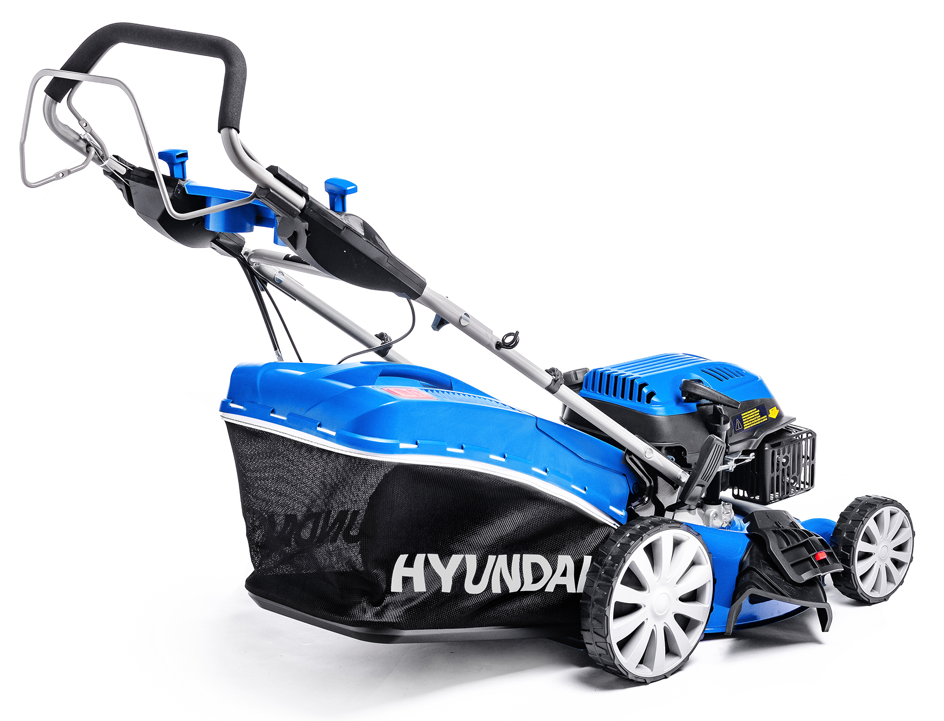 Самоходная бензиновая газонокосилка Hyundai L 4610S купить по цене 43&nbsp;190 ₽ в интернет магазине ТЕХСАД