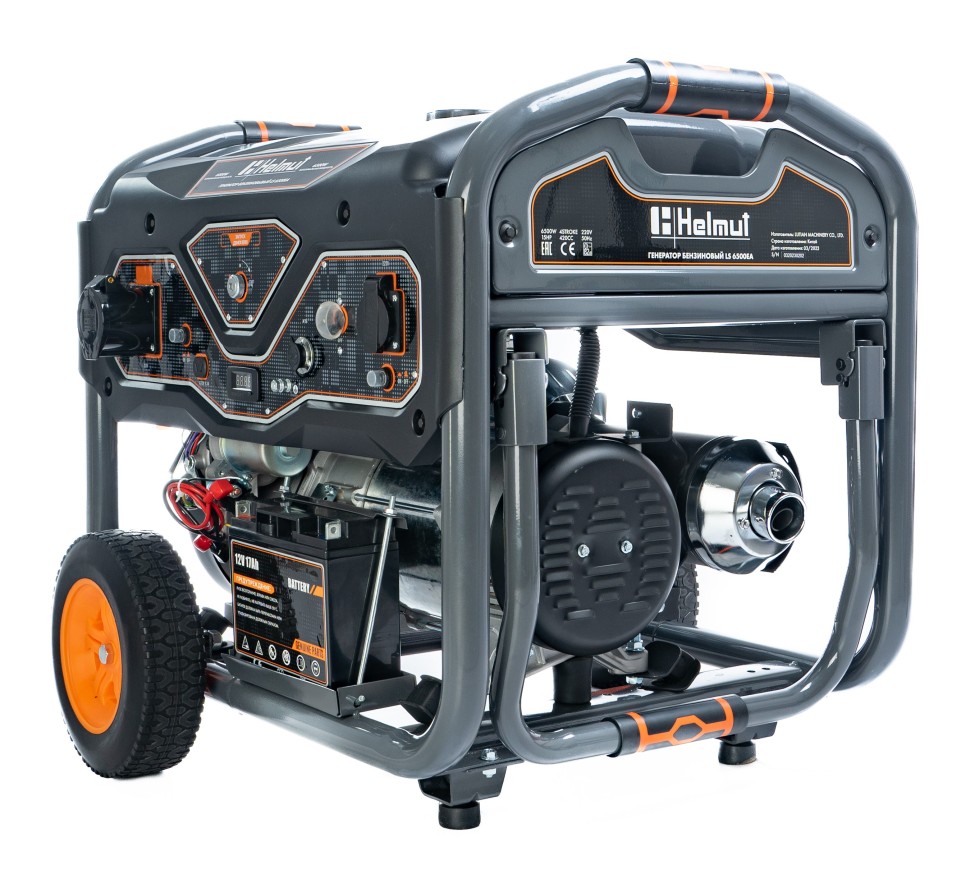 Генератор бензиновый Helmut LS 6500EA купить по цене 69 990 ₽ в интернет магазине ТЕХСАД