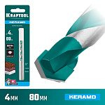 KRAFTOOL 4 х 80 мм, cверло по керамограниту с твердосплавной пластиной KERAMO 29175-080-4 купить по цене 219 ₽ в интернет магазине ТЕХСАД