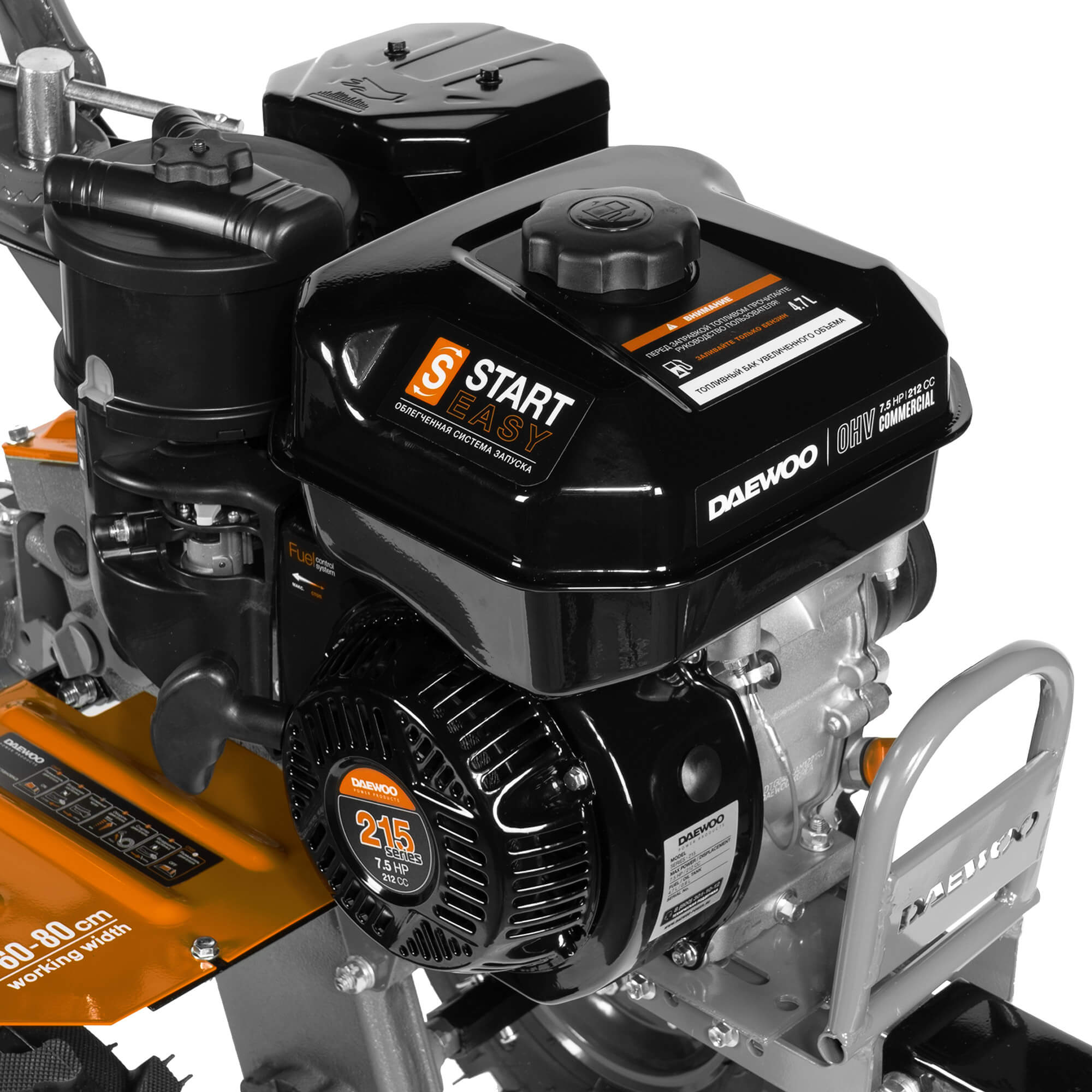 Мотоблок бензиновый DAEWOO DATM 2.1 купить по цене 49&nbsp;990 ₽ в интернет магазине ТЕХСАД