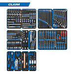 Набор инструментов ''CLAIM'' для тележки, 13 ложементов, 286 предметов KING TONY 934-286MRVD купить по цене 132 800 ₽ в интернет магазине ТЕХСАД