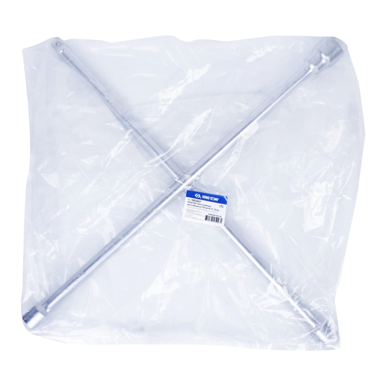 Ключ балонный колесный крестообразный, 700 мм, 3/4'', 24, 27, 30, 33 мм KING TONY 19932433 купить по цене 8 580 ₽ в интернет магазине ТЕХСАД