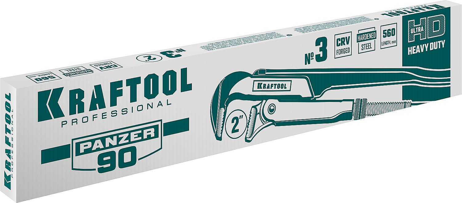 KRAFTOOL №3, прямые губки, ключ трубный PANZER-90 2734-20_z02 купить по цене 3 270 ₽ в интернет магазине ТЕХСАД