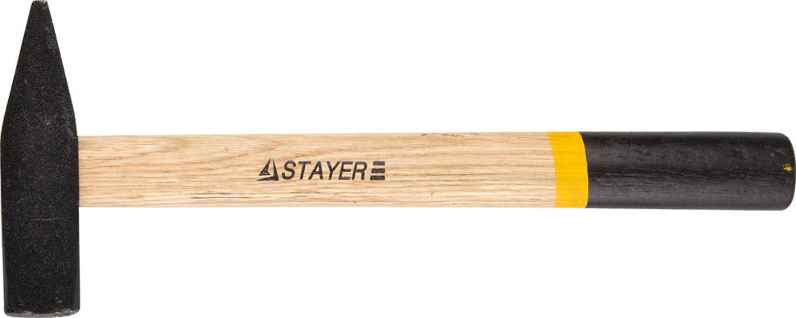STAYER 400 г, молоток слесарный с деревянной рукояткой 2002-04 купить по цене 460 ₽ в интернет магазине ТЕХСАД