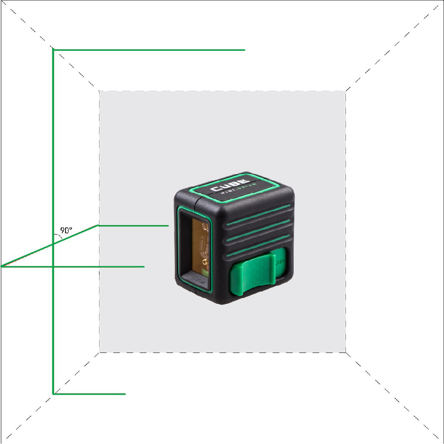 Лазерный уровень ADA CUBE MINI GREEN BASIC EDITION купить по цене 4 990 ₽ в интернет магазине ТЕХСАД