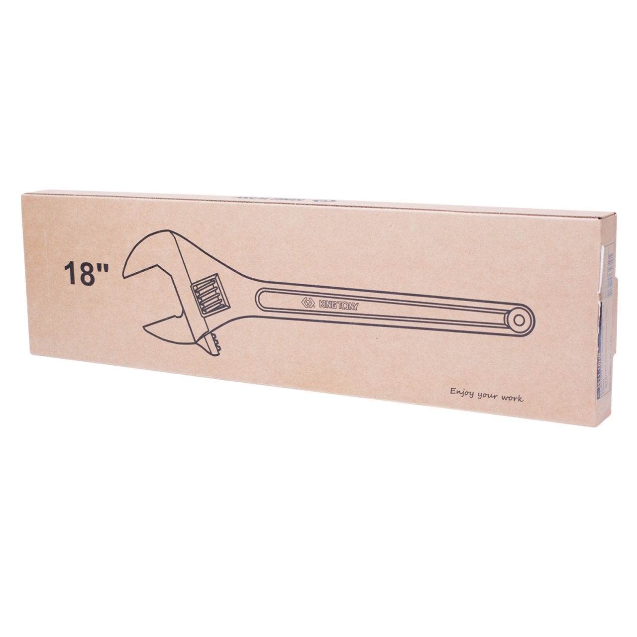 Ключ разводной 450 х 52 мм, хром KING TONY 3611-18HR купить по цене 8 290 ₽ в интернет магазине ТЕХСАД