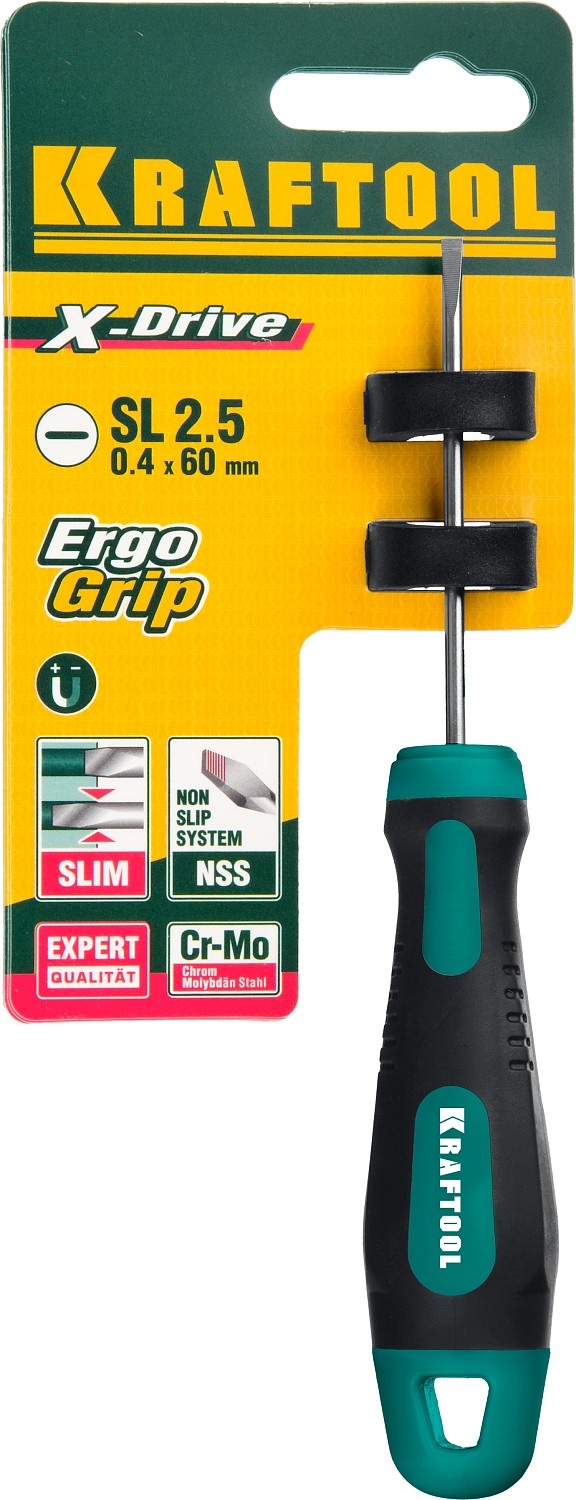 KRAFTOOL SL2.5х60 мм, отвертка слесарная 250071-2.5-060 KRAFTOOL SL2.5х60 мм, отвертка слесарная 250071-2.5-060 купить по цене 304 ₽ в интернет магазине ТЕХСАД