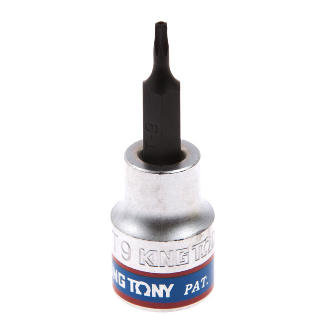 Насадка (бита) торцевая 3/8'', Torx, T9, L = 50 мм, с отверстием KING TONY 302709 купить по цене 200 ₽ в интернет магазине ТЕХСАД