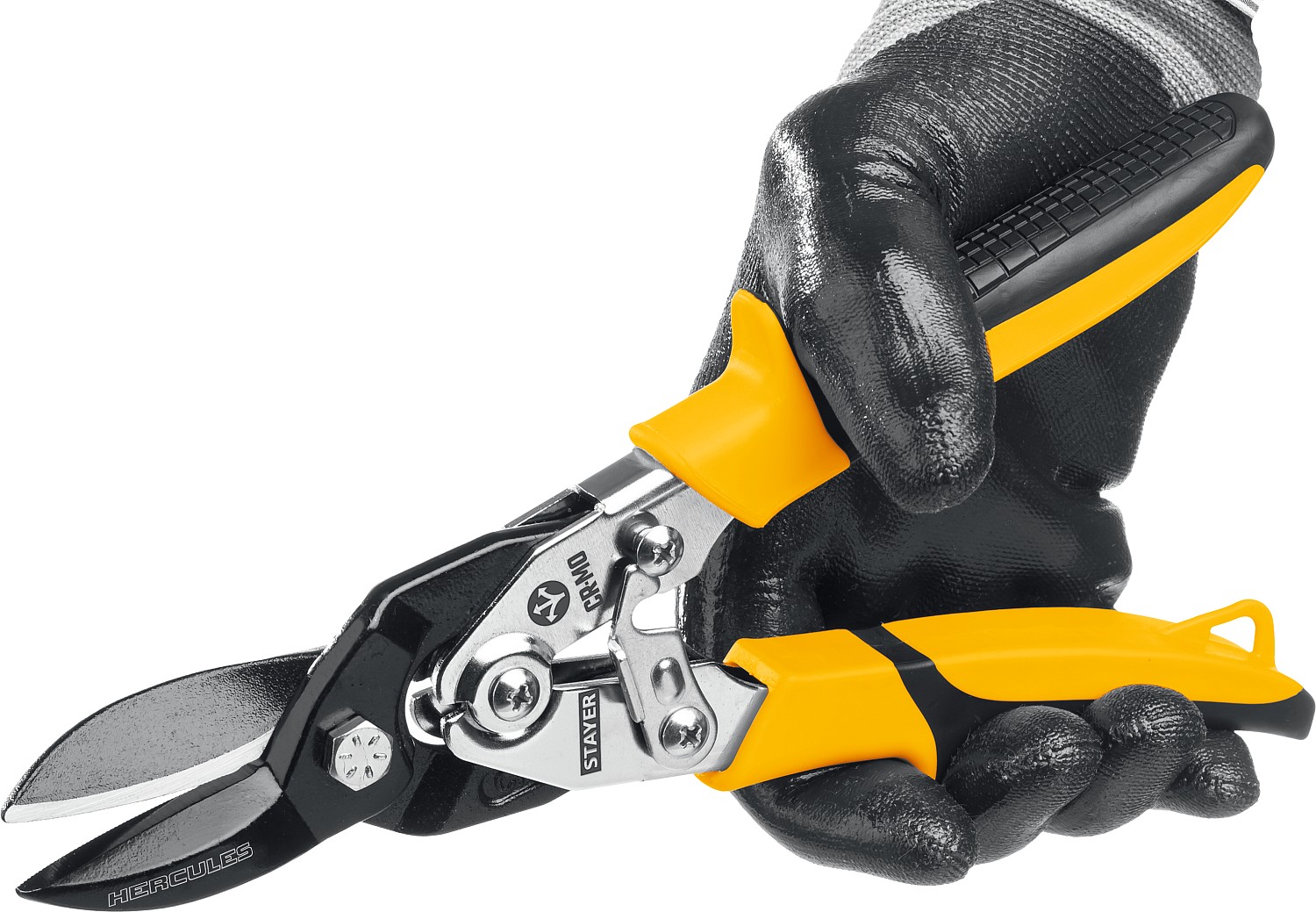STAYER 250 мм, правые ножницы по металлу Hercules 2320_z01 Professional купить по цене 960 ₽ в интернет магазине ТЕХСАД