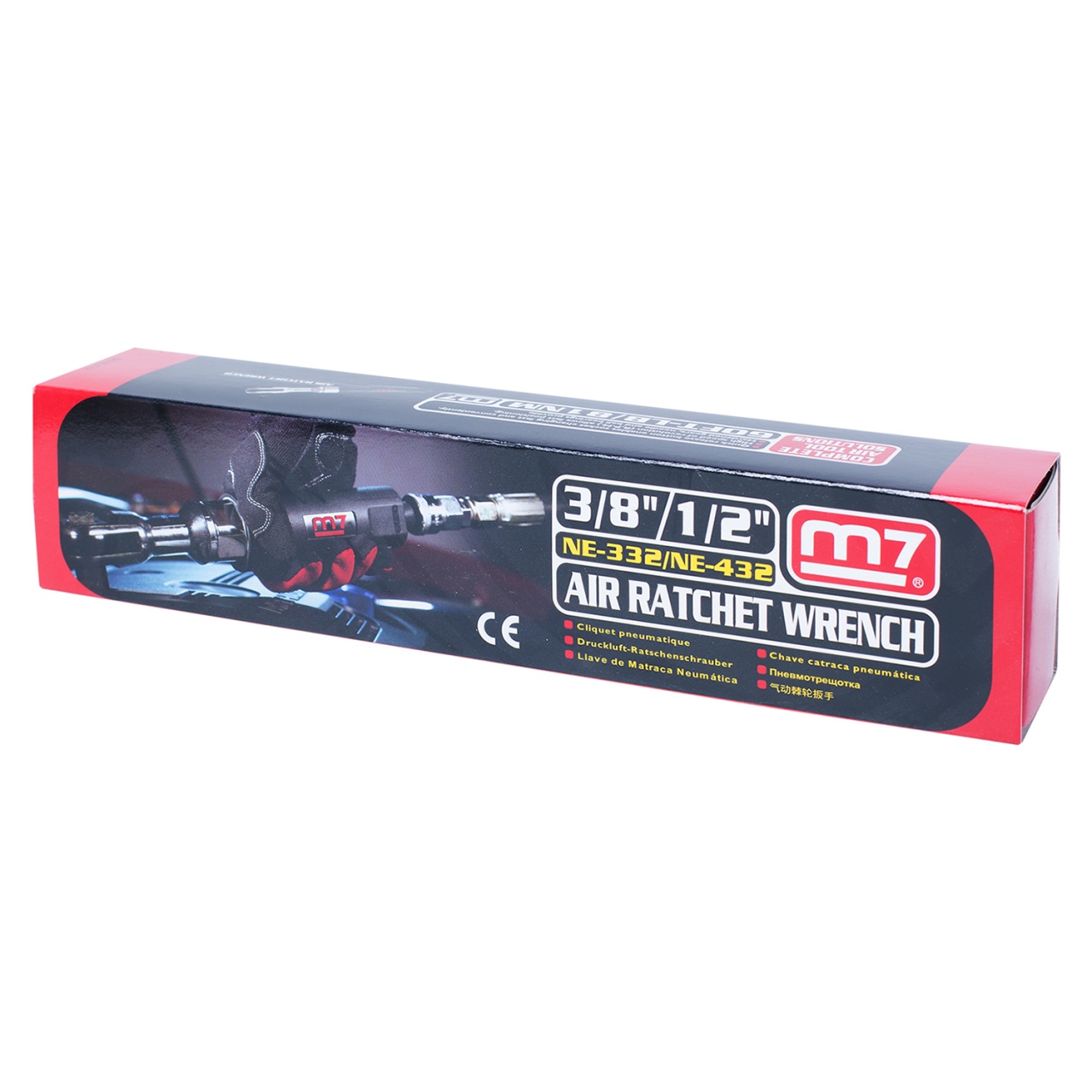 Трещотка пневматическая 1/2'', 81 Нм, с кнопкой MIGHTY SEVEN NE-432T купить по цене 10 850 ₽ в интернет магазине ТЕХСАД