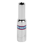 Головка торцевая глубокая шестигранная 1/4'', 5,5 мм KING TONY 223555M купить по цене 160 ₽ в интернет магазине ТЕХСАД