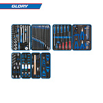 Набор инструментов ''GLORY'' для тележки, 8 ложементов, 152 предмета KING TONY 9G35-152MRVD купить по цене 79 500 ₽ в интернет магазине ТЕХСАД