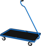 Тележка аккумуляторная, синяя FERRUM 02.010-5015 купить по цене 9 820 ₽ в интернет магазине ТЕХСАД