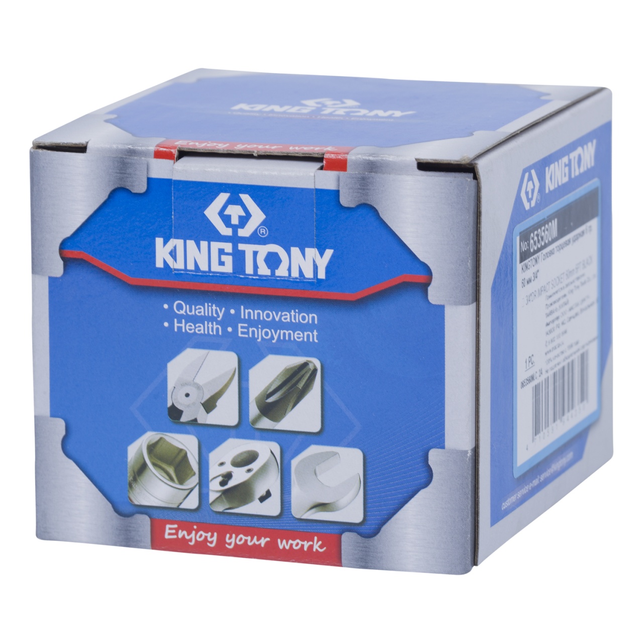 Головка торцевая ударная шестигранная 3/4'', 60 мм KING TONY 653560M купить по цене 3 300 ₽ в интернет магазине ТЕХСАД