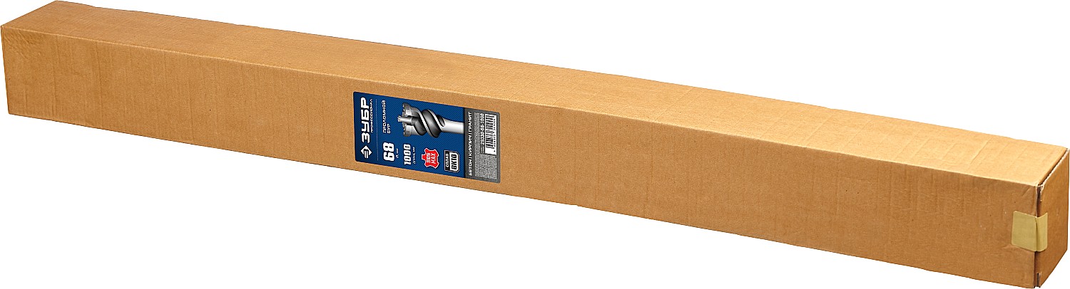 ЗУБР d=68 x 1000 мм, проломной, SDS-max, бур по бетону 29330-68-1000 Профессионал купить по цене 18 720 ₽ в интернет магазине ТЕХСАД