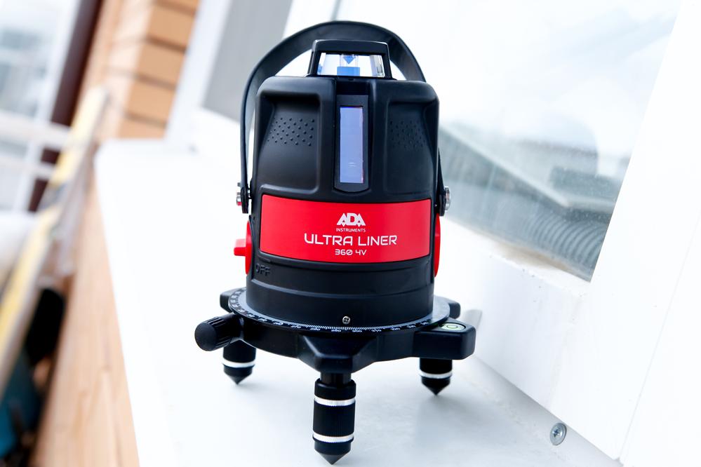 Лазерный уровень ADA ULTRALiner 360 4V купить по цене 14&nbsp;990 ₽ в интернет магазине ТЕХСАД