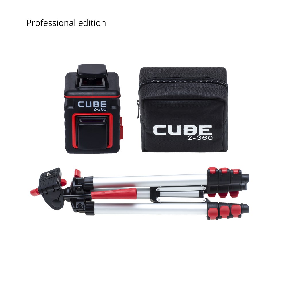 Лазерный уровень ADA CUBE 2-360 PROFESSIONAL EDITION купить по цене 12&nbsp;990 ₽ в интернет магазине ТЕХСАД