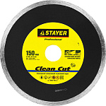 STAYER Ø 150Х25.4 мм, алмазный, сплошной, диск отрезной Clean Cut 3665-150_z01 Professional купить по цене 143 ₽ в интернет магазине ТЕХСАД