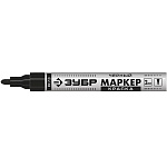 ЗУБР черный, 2-4 мм, круглый наконечник, маркер-краска МК-750 06325-2 Профессионал купить по цене 135 ₽ в интернет магазине ТЕХСАД
