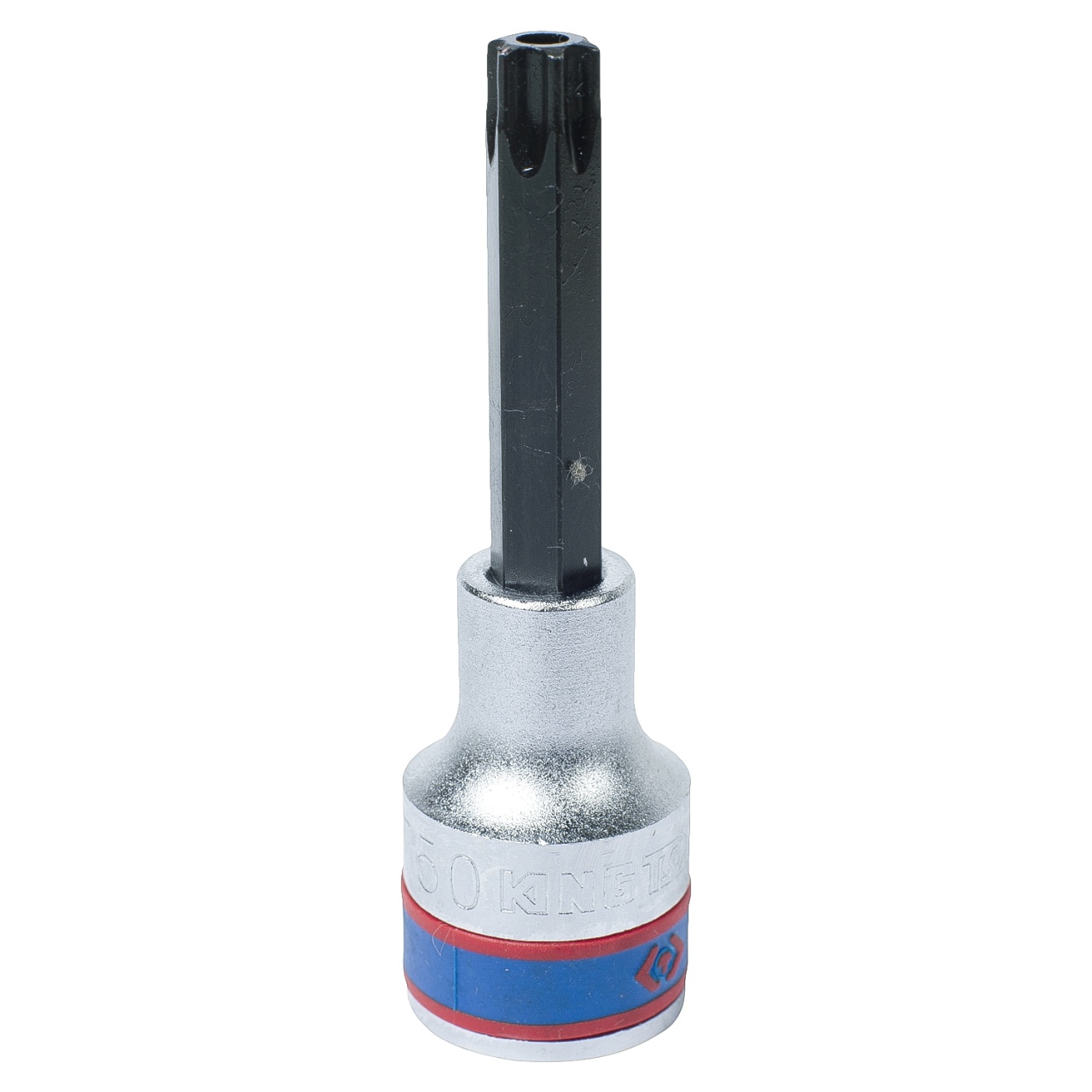 Насадка (бита) торцевая 1/2'', Torx, T50, L = 80 мм, с отверстием KING TONY 403750 купить по цене 490 ₽ в интернет магазине ТЕХСАД