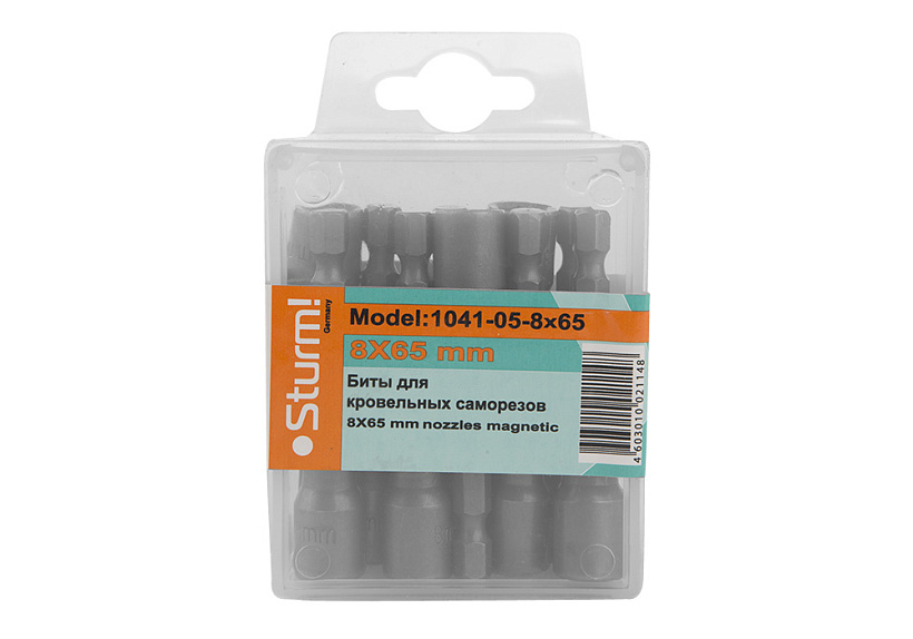 Биты для кровельных саморезов Sturm! 1041-05-8x65 купить по цене 530 ₽ в интернет магазине ТЕХСАД