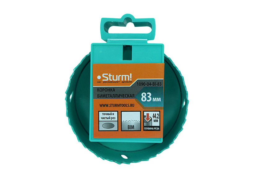 Коронка биметаллическая Sturm! 1090-04-BI-83 купить по цене 1 070 ₽ в интернет магазине ТЕХСАД