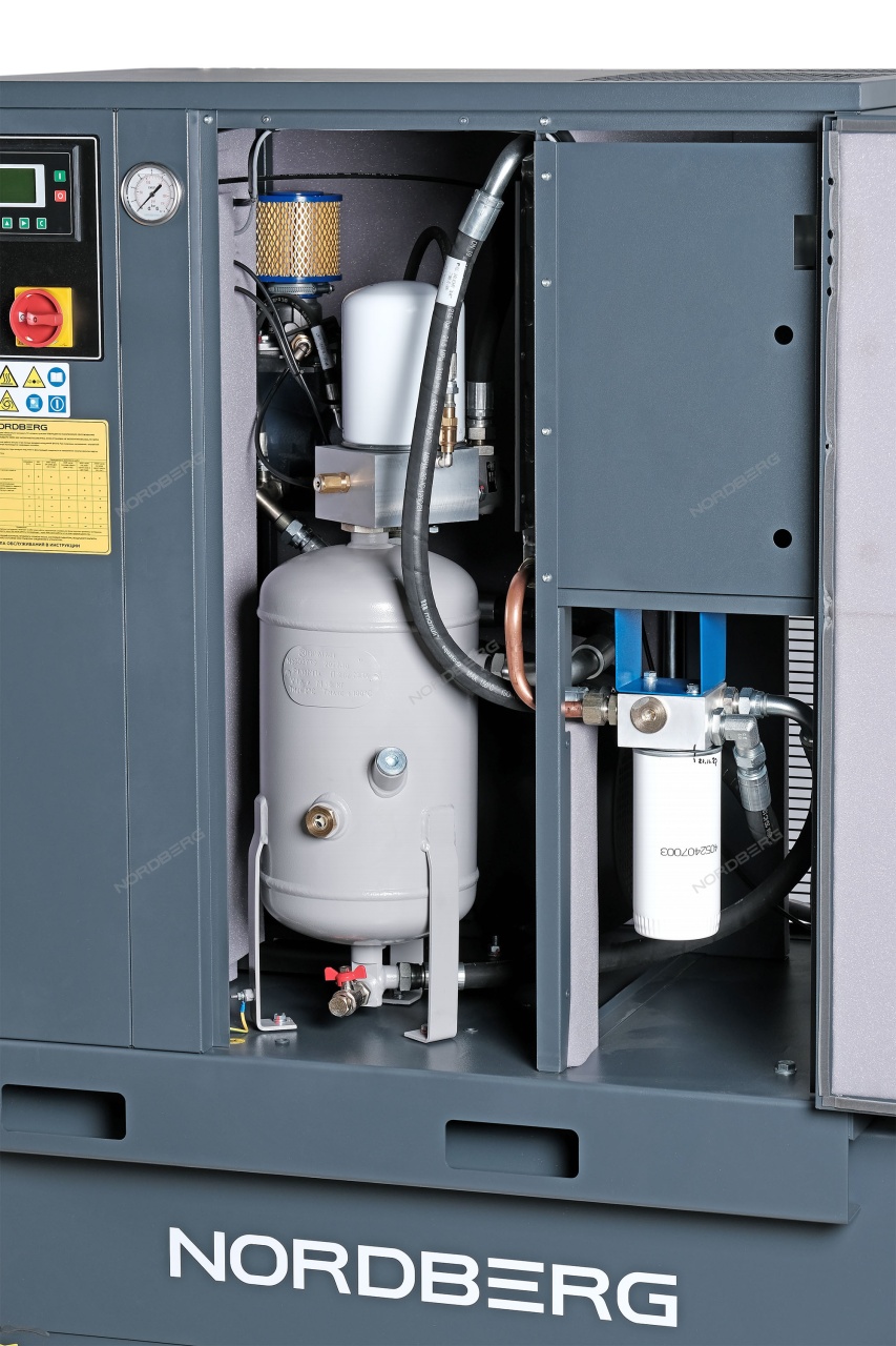 Компрессор винтовой NORDBERG NCS500/2100-10D купить по цене 708 225 ₽ в интернет магазине ТЕХСАД