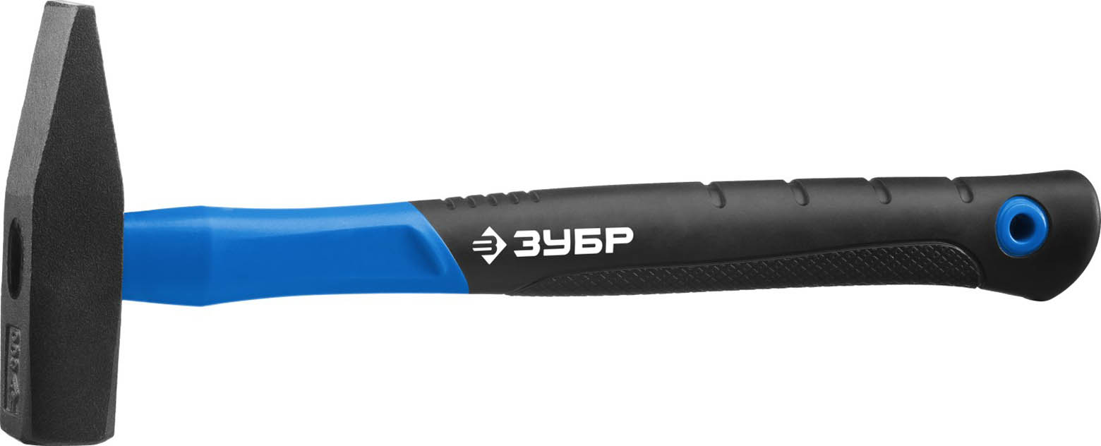 ЗУБР 500 г, молоток слесарный с фиберглассовой рукояткой 20020-05_z01 Профессионал купить по цене 680 ₽ в интернет магазине ТЕХСАД