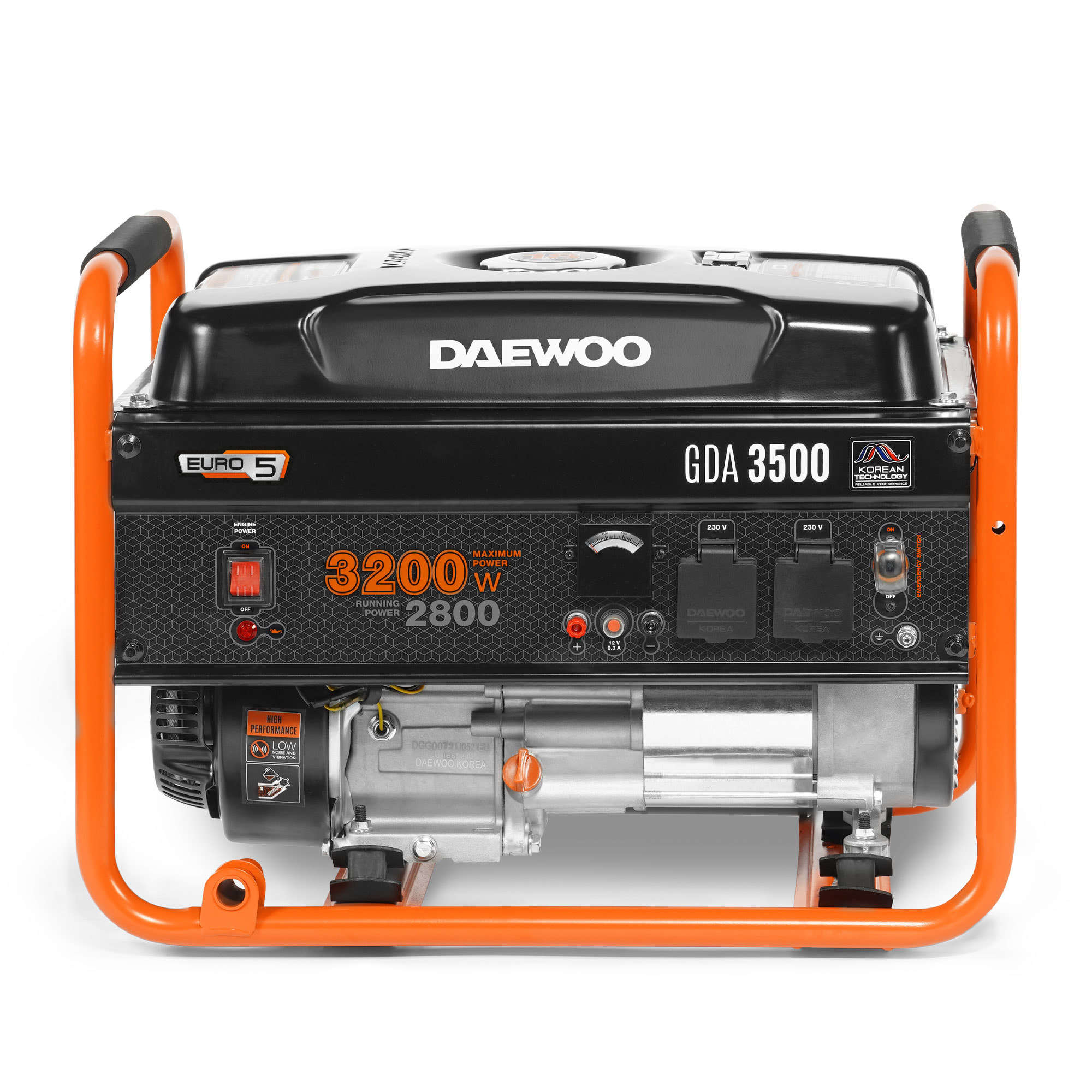 Бензиновый генератор DAEWOO GDA 3500 купить по цене 32 990 ₽ в интернет магазине ТЕХСАД