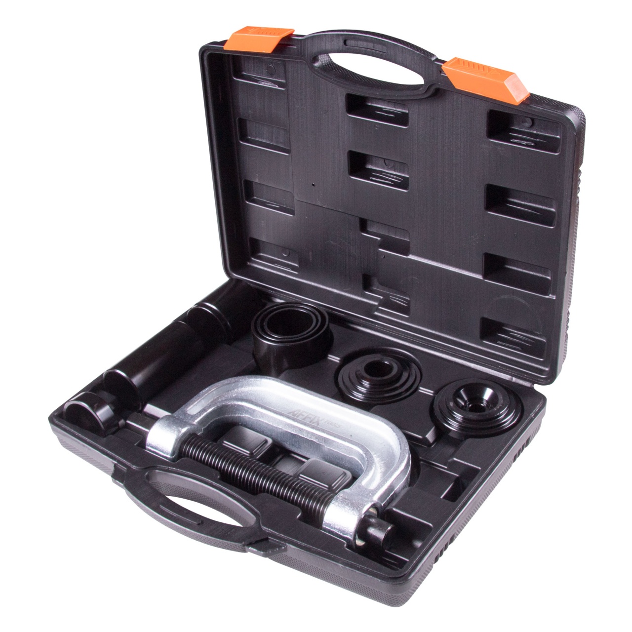 Набор оправок для монтажа и демонтажа сайлентблоков, кейс, 10 предметов AFFIX AF11020010C купить по цене 7 440 ₽ в интернет магазине ТЕХСАД
