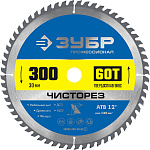 ЗУБР 300 х 30 мм, 60Т, диск пильный по дереву Чисторез 36905-300-30-60_z01 купить по цене 2 570 ₽ в интернет магазине ТЕХСАД