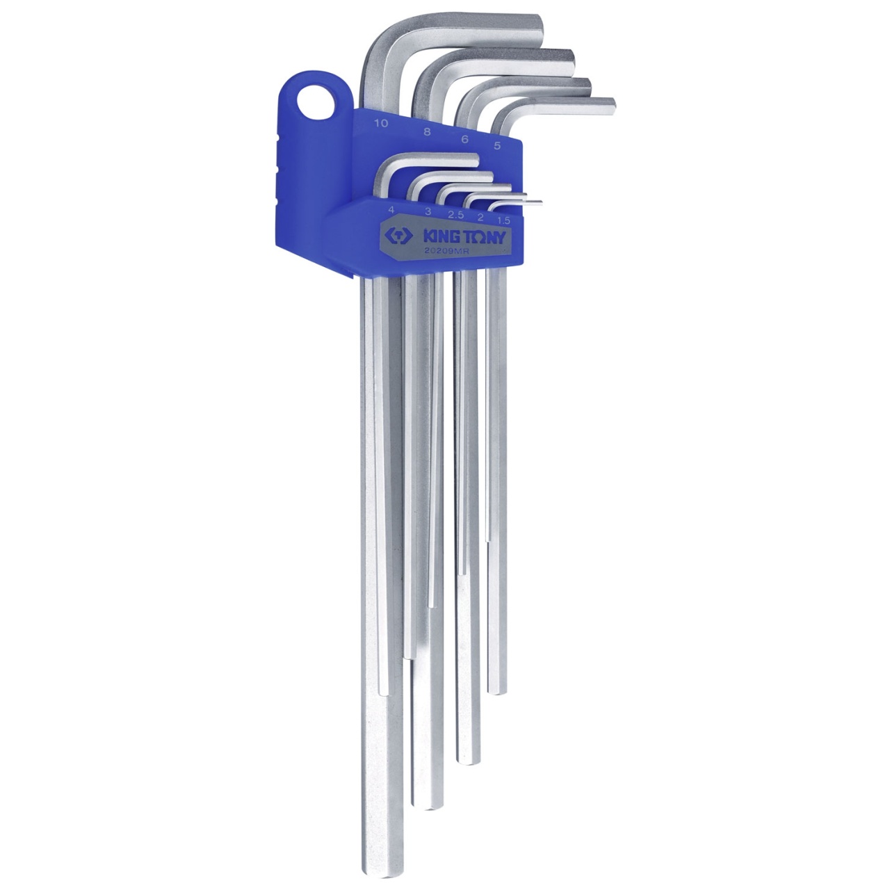Набор Г-образных шестигранников, 1,5-10 мм, длинные, 9 предметов KING TONY 20209MR купить по цене 1 640 ₽ в интернет магазине ТЕХСАД