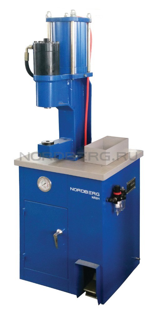 Станок клепальный для тормозных колодок, с пневмоприводом NORDBERG NR6H купить по цене 118 859 ₽ в интернет магазине ТЕХСАД