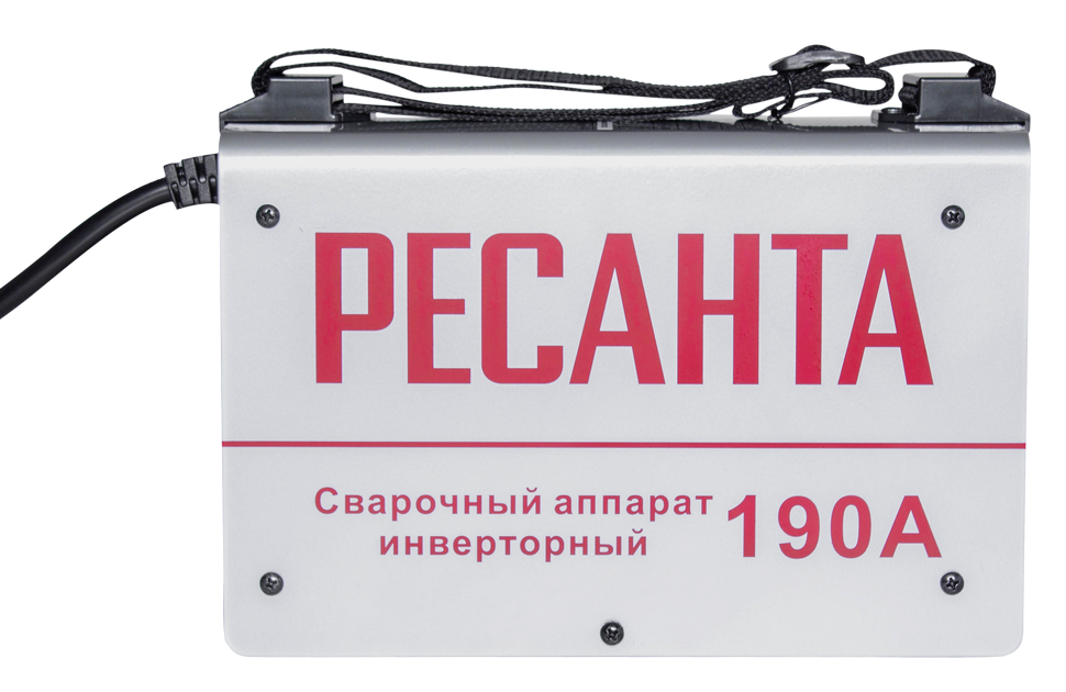 Сварочный аппарат инверторный Ресанта САИ 190 купить по цене 8 091 ₽ в интернет магазине ТЕХСАД