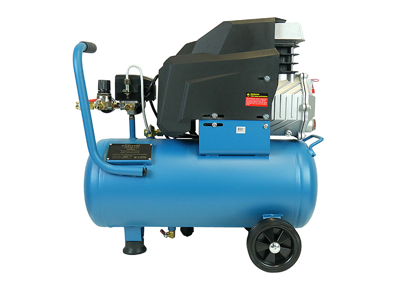 Компрессор масляный Sturm! AC93124P купить по цене 14&nbsp;990 ₽ в интернет магазине ТЕХСАД