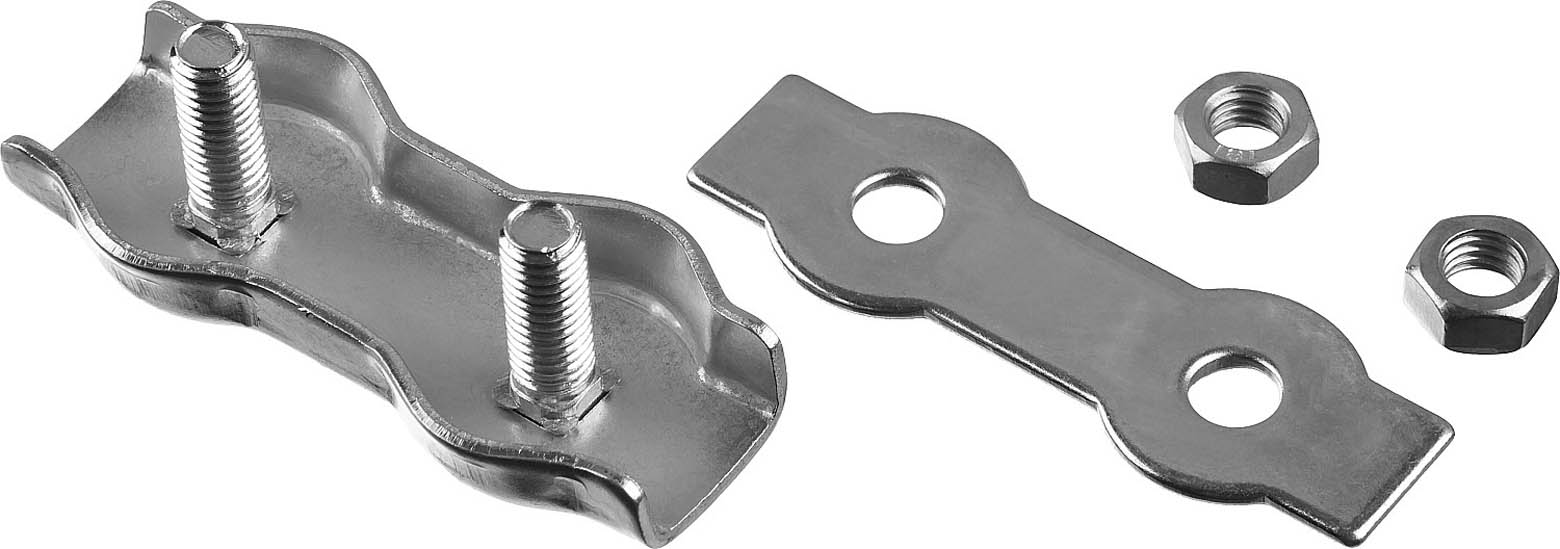 ЗУБР 2 мм, 2 шт., зажим троса двойной 304446-02 купить по цене 34 ₽ в интернет магазине ТЕХСАД