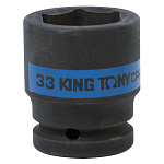 Головка торцевая ударная шестигранная 3/4'', 33 мм KING TONY 653533M Головка торцевая ударная шестигранная 3/4'', 33 мм KING TONY 653533M купить по цене 1 120 ₽ в интернет магазине ТЕХСАД