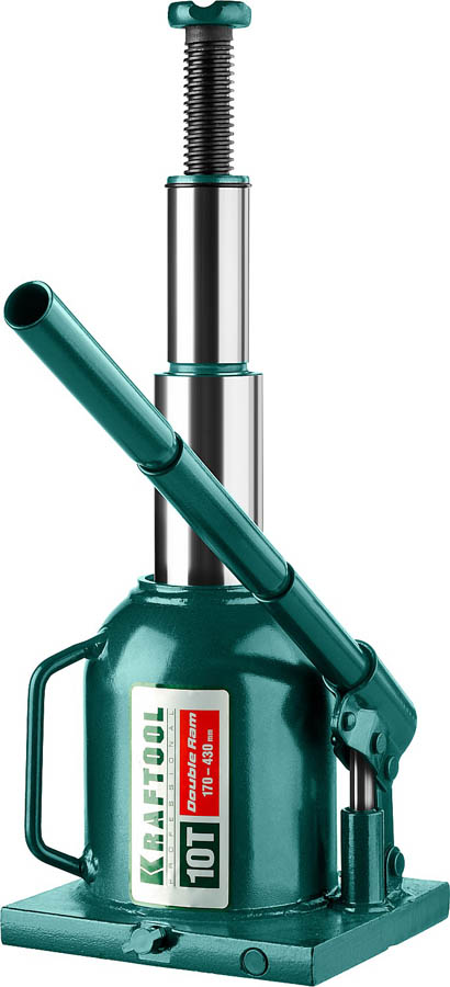KRAFTOOL 10 т, 170-430 мм, домкрат гидравлический бутылочный сварной телескопический Double Ram 43463-10 KRAFTOOL 10 т, 170-430 мм, домкрат гидравлический бутылочный сварной телескопический Double Ram 43463-10 купить по цене 10 080 ₽ в интернет магазине ТЕХСАД