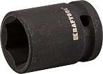 KRAFTOOL 1/2'', 19 мм, Cr-Mo сталь, фосфатированная, торцовая головка ударная 27940-19_z01 купить по цене 490 ₽ в интернет магазине ТЕХСАД