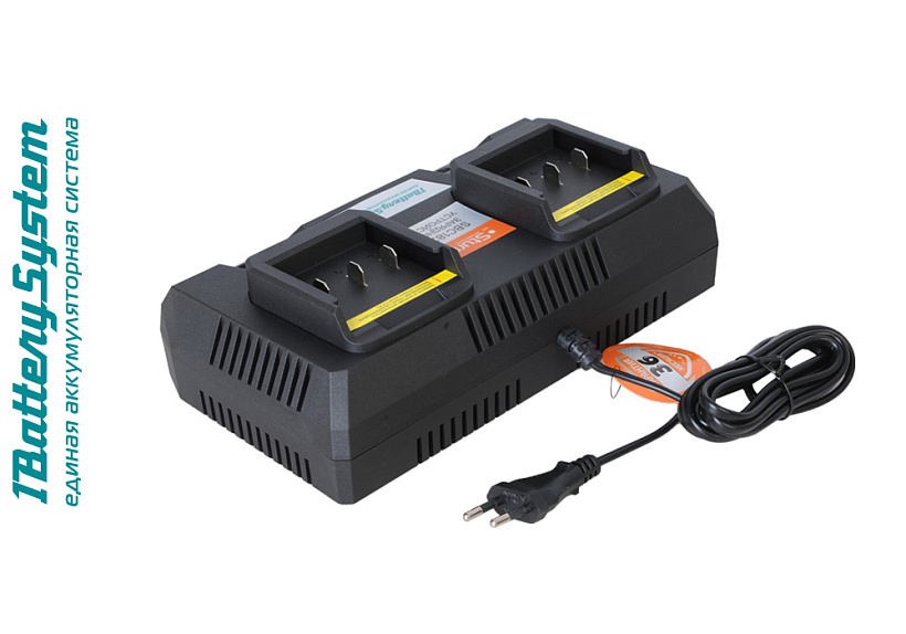 SBC1822 зарядное устройство Sturm! 1BatterySystem 18 В, 2 x 4 А для двух батарей купить по цене 2 790 ₽ в интернет магазине ТЕХСАД