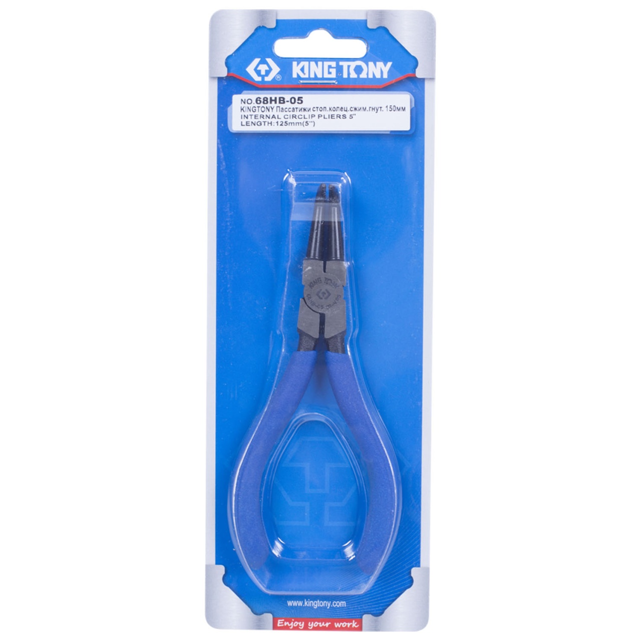 Съемник для стопорных колец 125 мм, загнутые, сжатие KING TONY 68HB-05 купить по цене 1 450 ₽ в интернет магазине ТЕХСАД