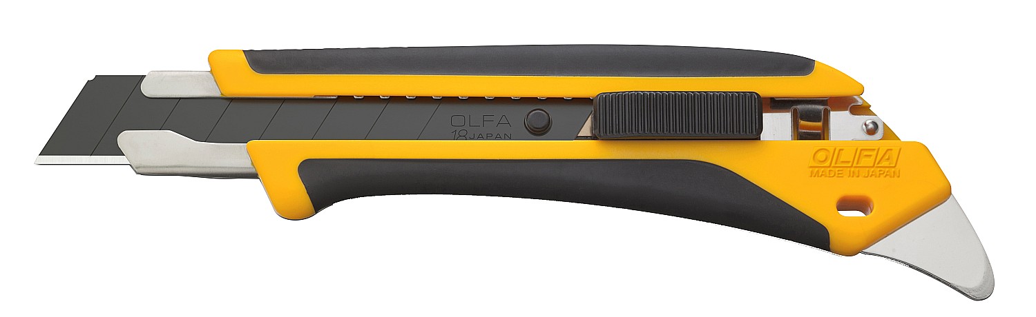 OLFA 18 мм, сегментированное лезвие, AUTOLOCK, нож OL-L5-AL купить по цене 1 320 ₽ в интернет магазине ТЕХСАД