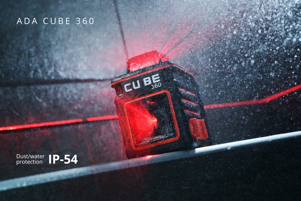 Лазерный уровень ADA CUBE 360 ULTIMATE EDITION купить по цене 8 990 ₽ в интернет магазине ТЕХСАД