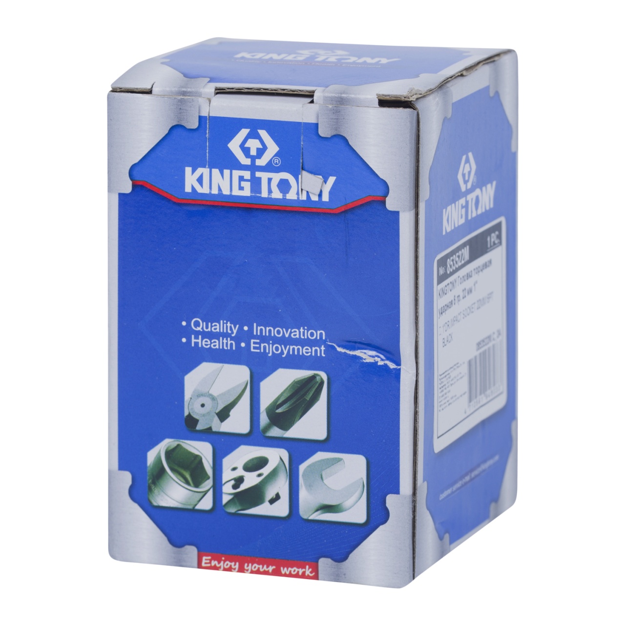 Головка торцевая ударная шестигранная 1'', 22 мм KING TONY 853522M Головка торцевая ударная шестигранная 1'', 22 мм KING TONY 853522M купить по цене 1 680 ₽ в интернет магазине ТЕХСАД
