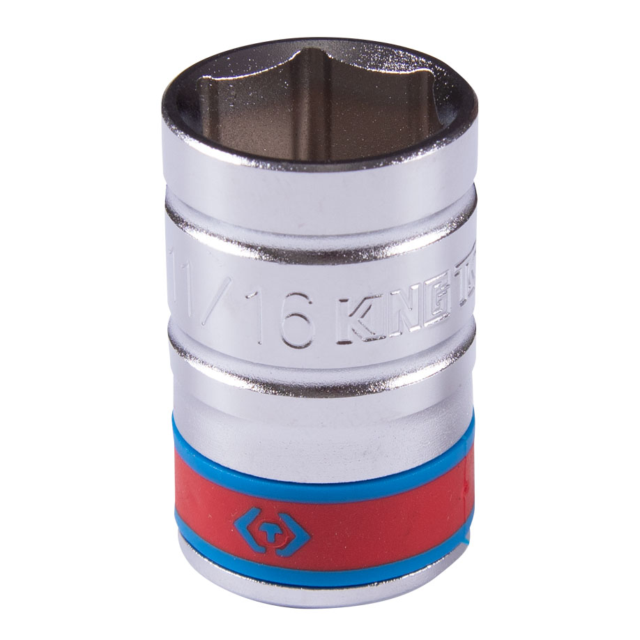 Головка торцевая стандартная шестигранная 1/2'', 11/16'', дюймовая KING TONY 433522S купить по цене 240 ₽ в интернет магазине ТЕХСАД