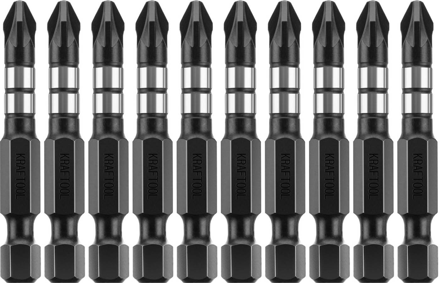 KRAFTOOL 50 мм, 10  шт., PZ2, профессиональные ударные биты Impact Pro 26193-2-50-S10 купить по цене 1 050 ₽ в интернет магазине ТЕХСАД
