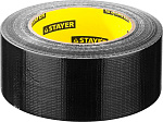 STAYER 48 мм х 45 м, черная, на тканевой основе, армированная лента (скотч) 12086-50-50 купить по цене 670 ₽ в интернет магазине ТЕХСАД