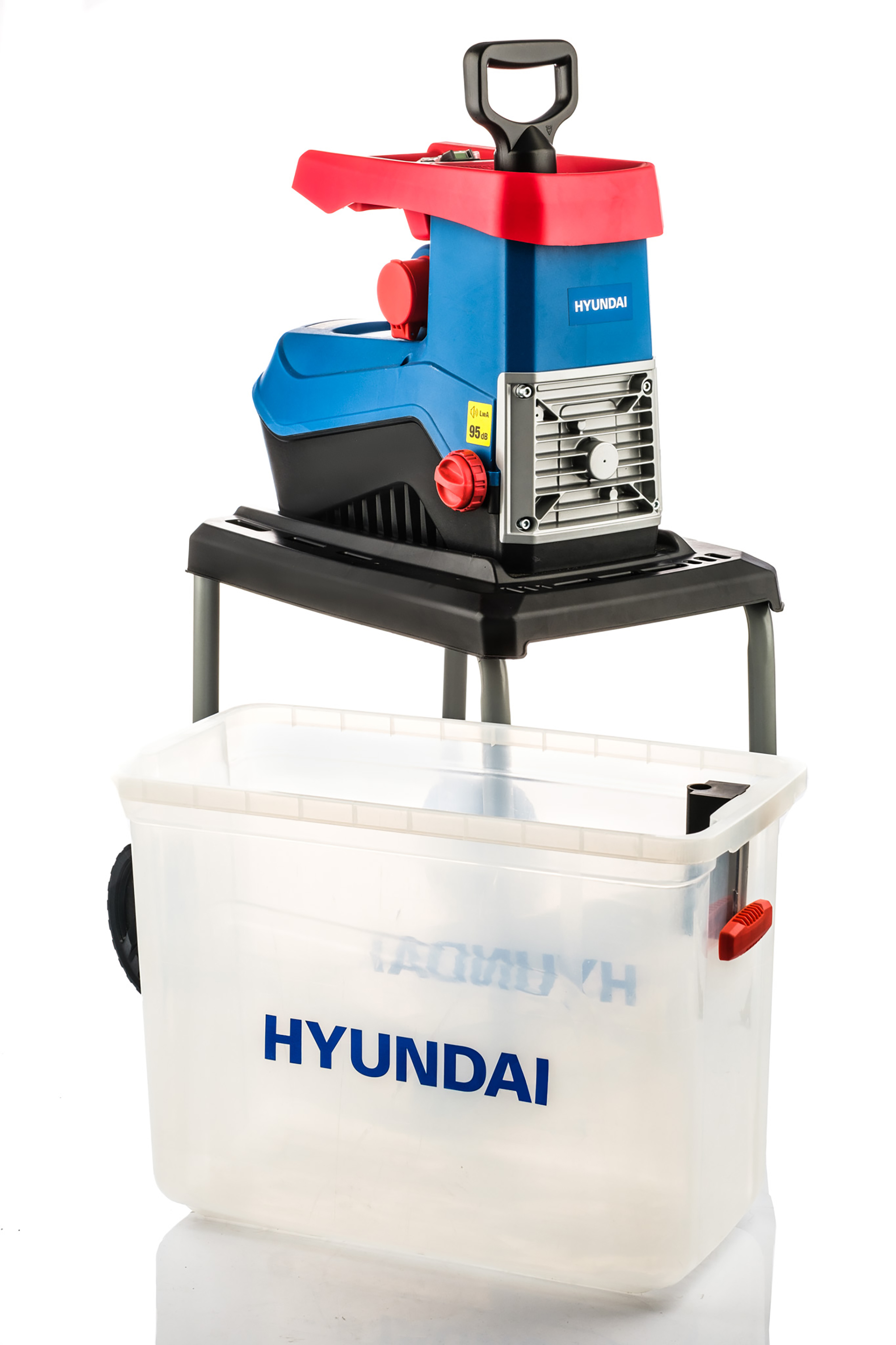 Электрический садовый измельчитель Hyundai HYCH 2800 купить по цене 33&nbsp;690 ₽ в интернет магазине ТЕХСАД